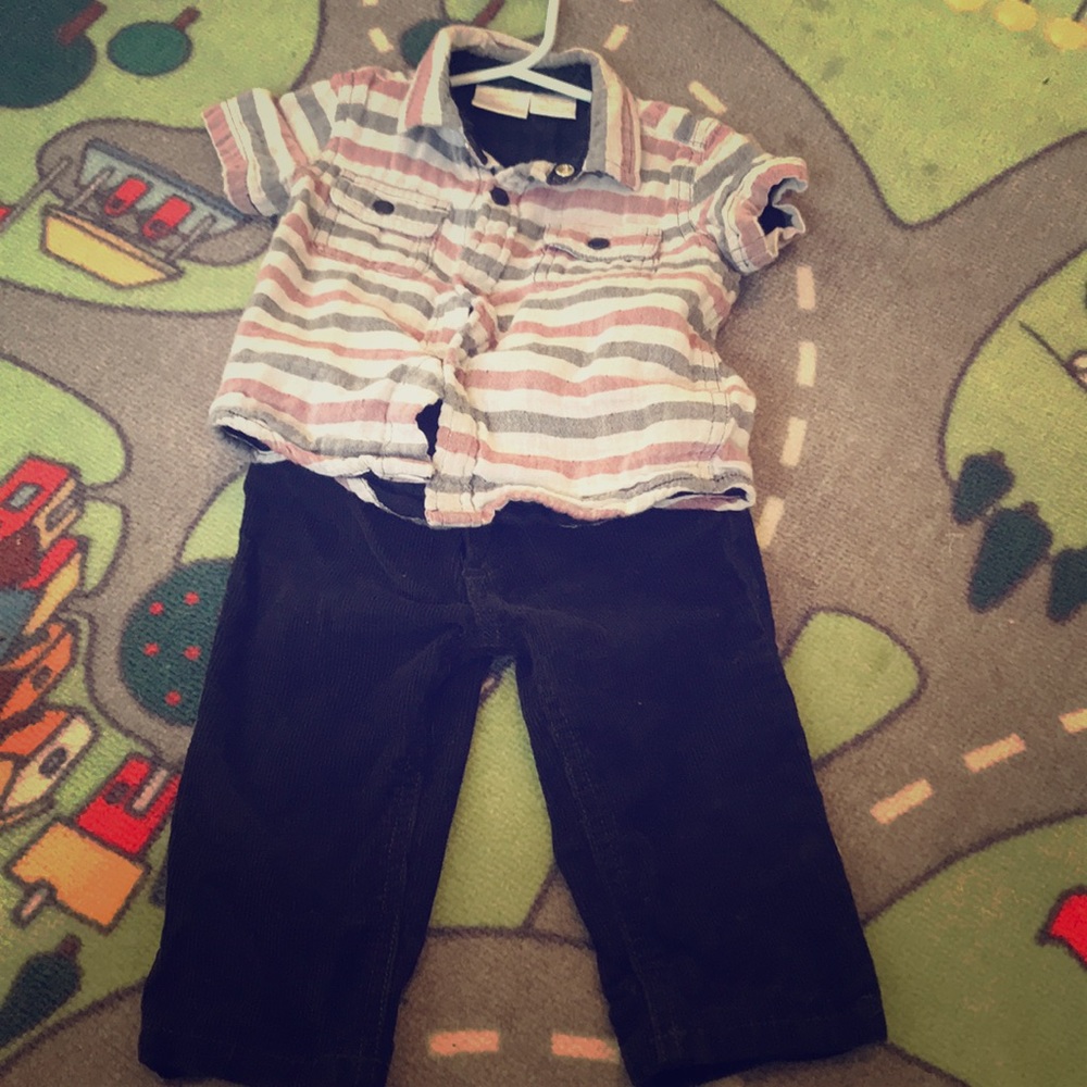 Button down and cords